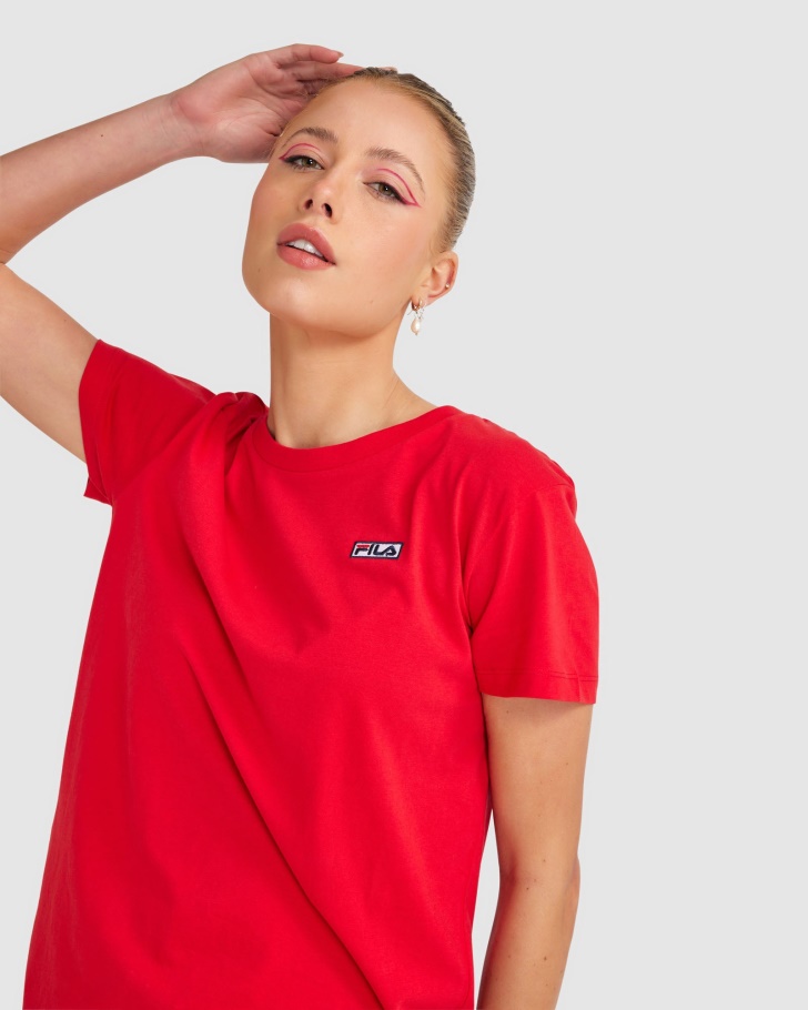 Camiseta Feminina Imogen Vermelha Fila