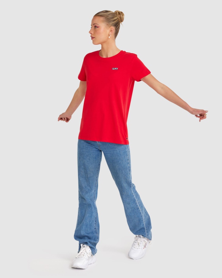 Camiseta Feminina Imogen Vermelha Fila