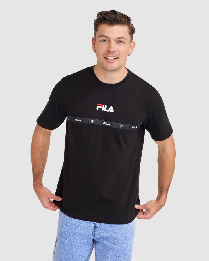 Camiseta Fila Black Mens Value