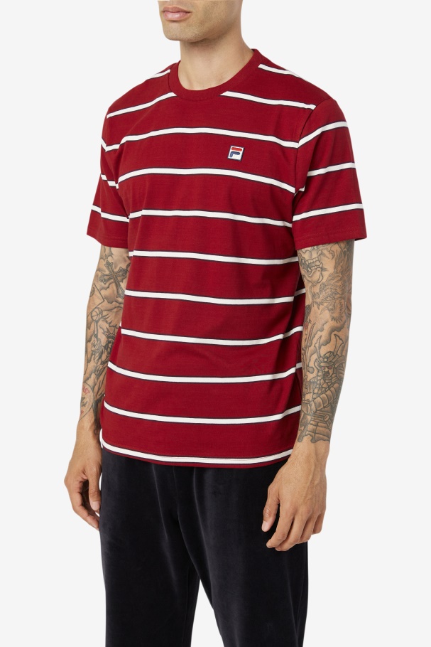 Camiseta Fila Felix Ruibarbo/branco