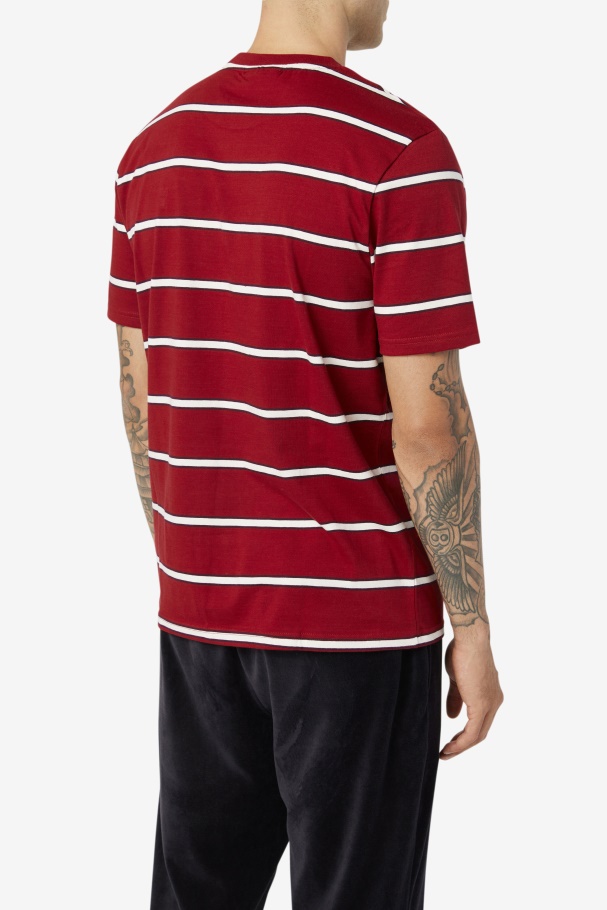 Camiseta Fila Felix Ruibarbo/branco