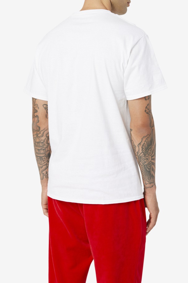 Camiseta Fitness Original Branco/marinho/vermelho Fila