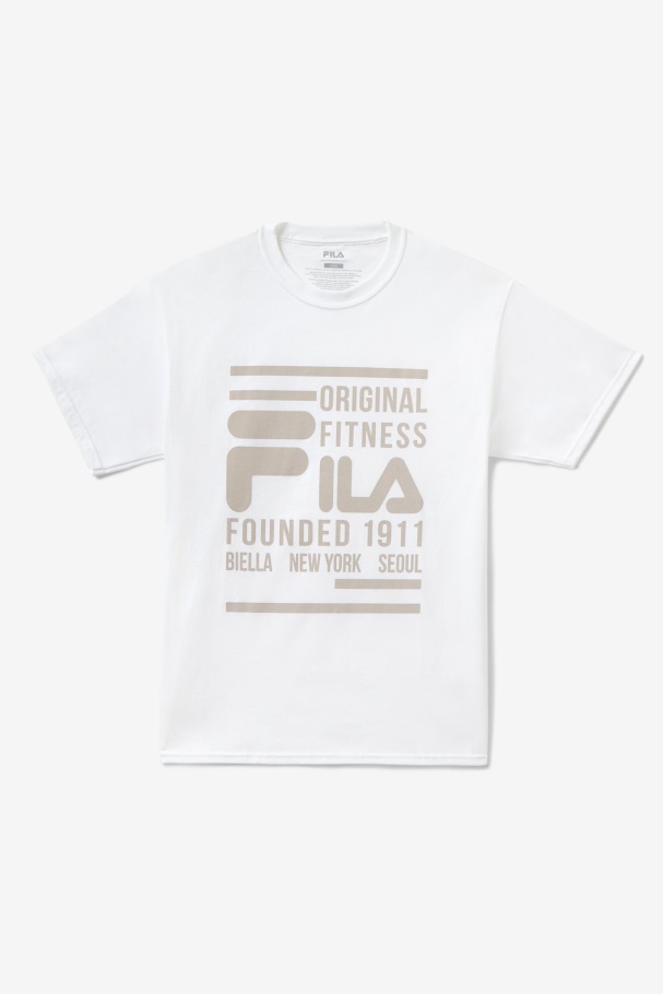 Camiseta Fitness Original Fila Branca