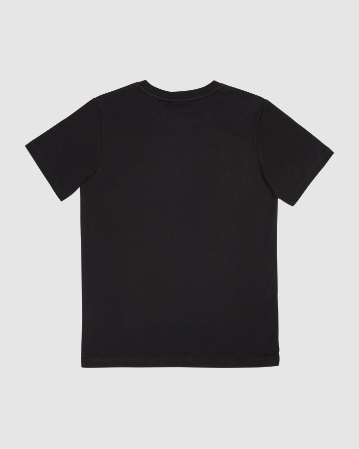 Camiseta Infantil Clássica Preta Fila