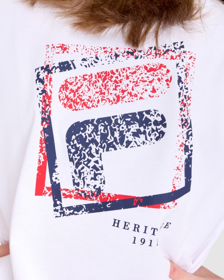 Camiseta Infantil Ripley Branca Fila