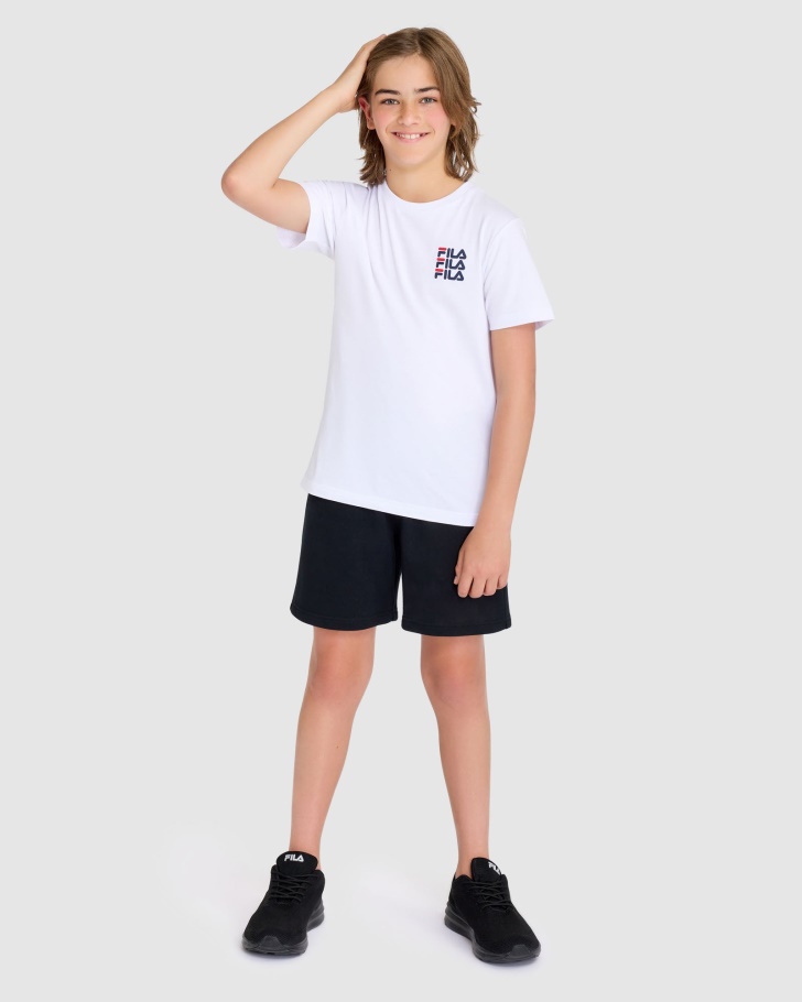 Camiseta Infantil Ripley Branca Fila