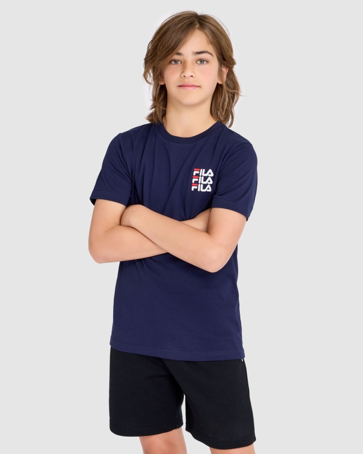 Camiseta Infantil Ripley Da Brand Fila New Navy