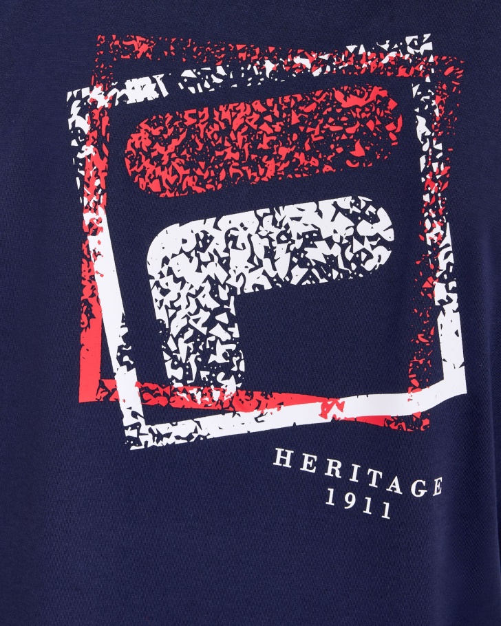 Camiseta Infantil Ripley Da Brand Fila New Navy