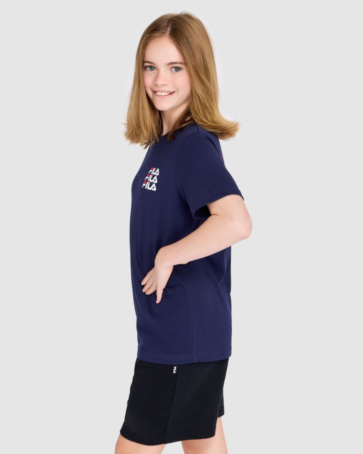 Camiseta Infantil Ripley Da Brand Fila New Navy