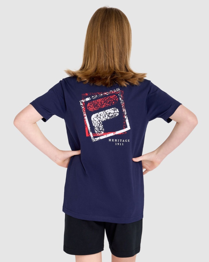 Camiseta Infantil Ripley Da Brand Fila New Navy