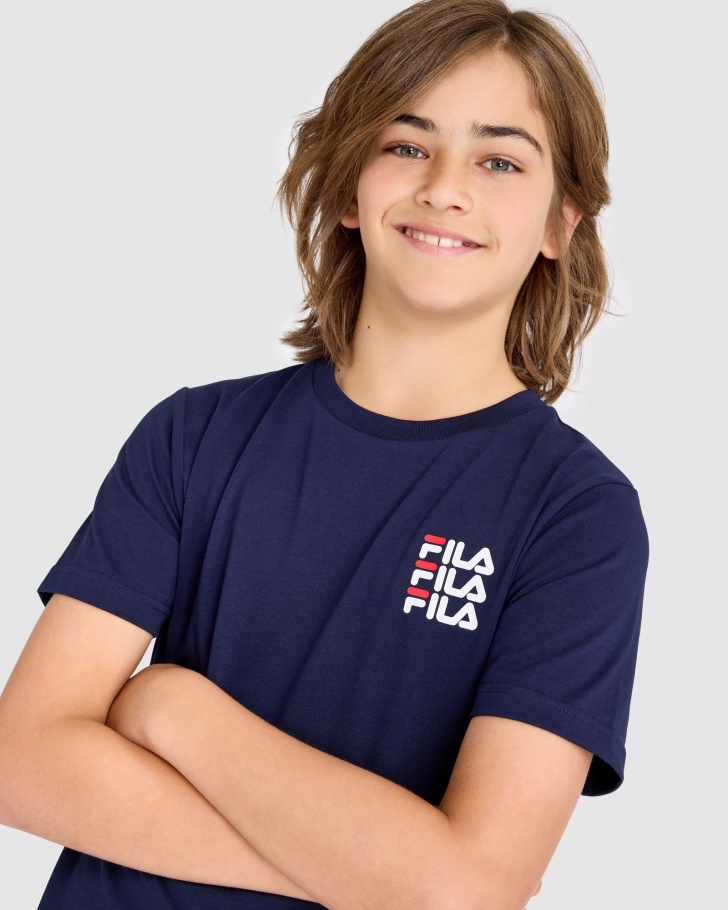 Camiseta Infantil Ripley Da Brand Fila New Navy