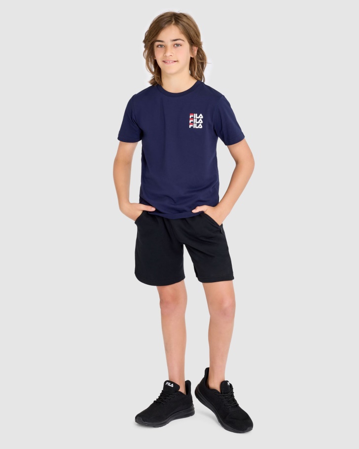 Camiseta Infantil Ripley Da Brand Fila New Navy
