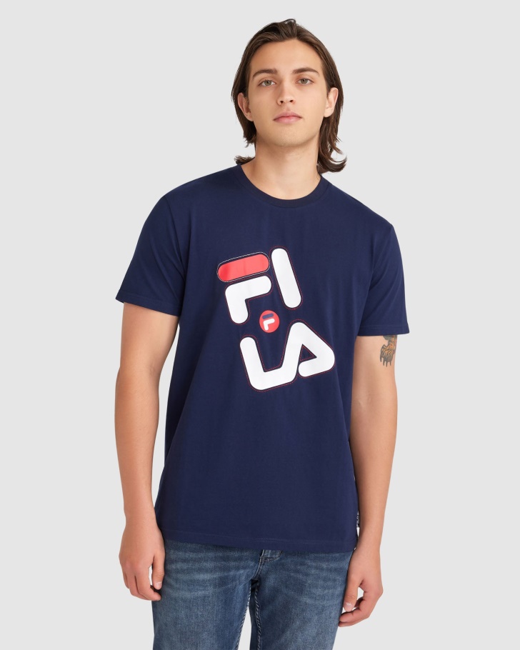 Camiseta Kiley Masculina New Marinho Fila