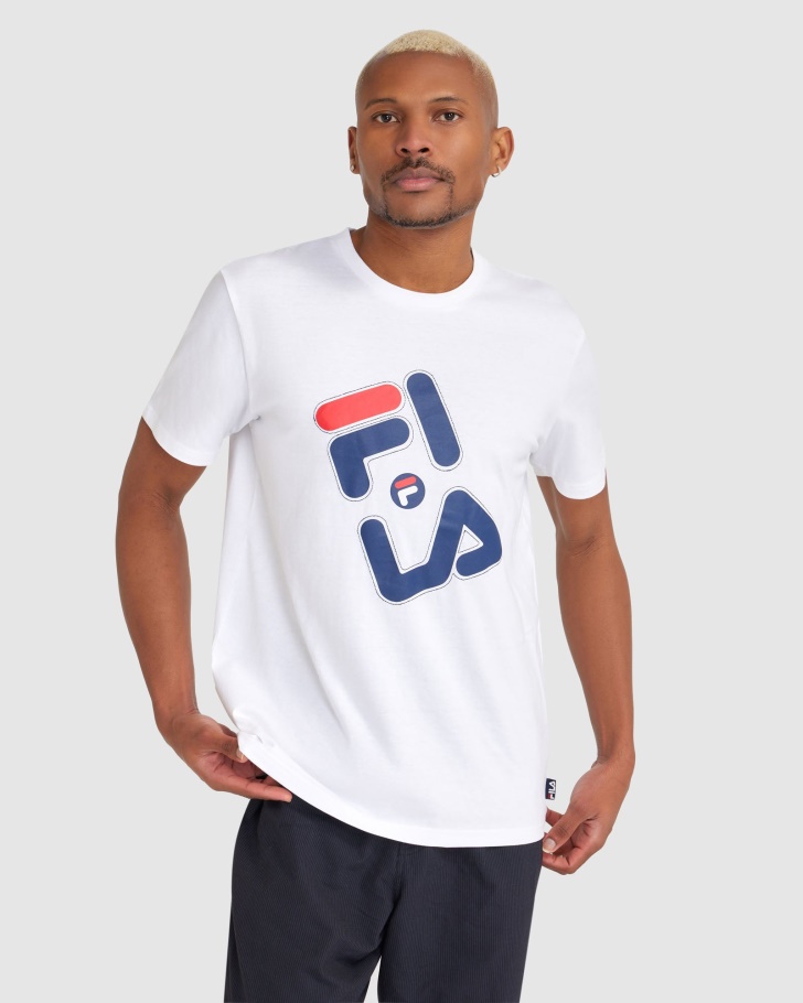 Camiseta Kiley Masculino Fila Branca