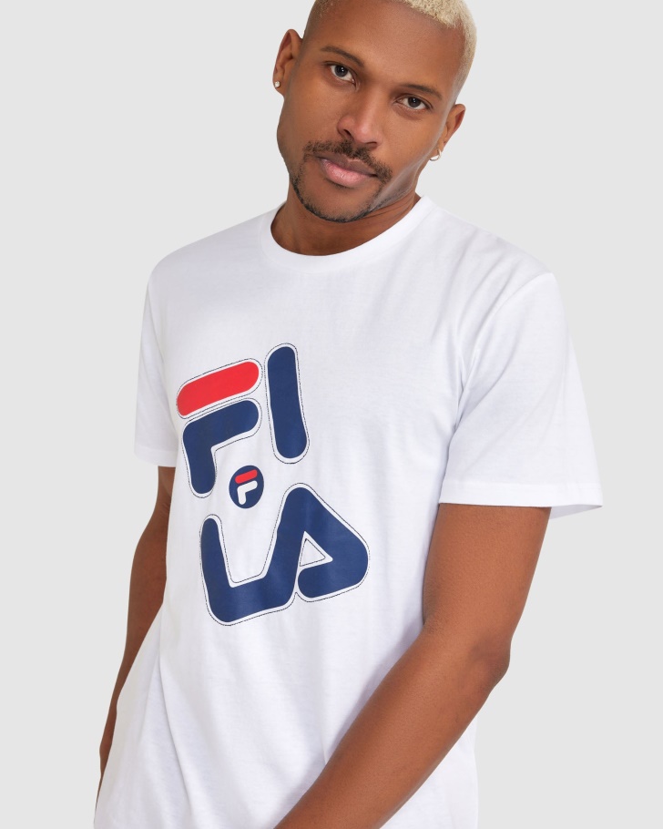 Camiseta Kiley Masculino Fila Branca