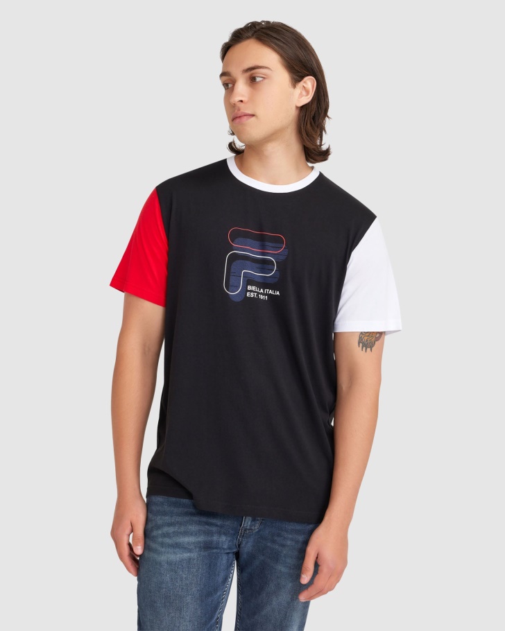 Camiseta Lennox Fila Masculina Preta