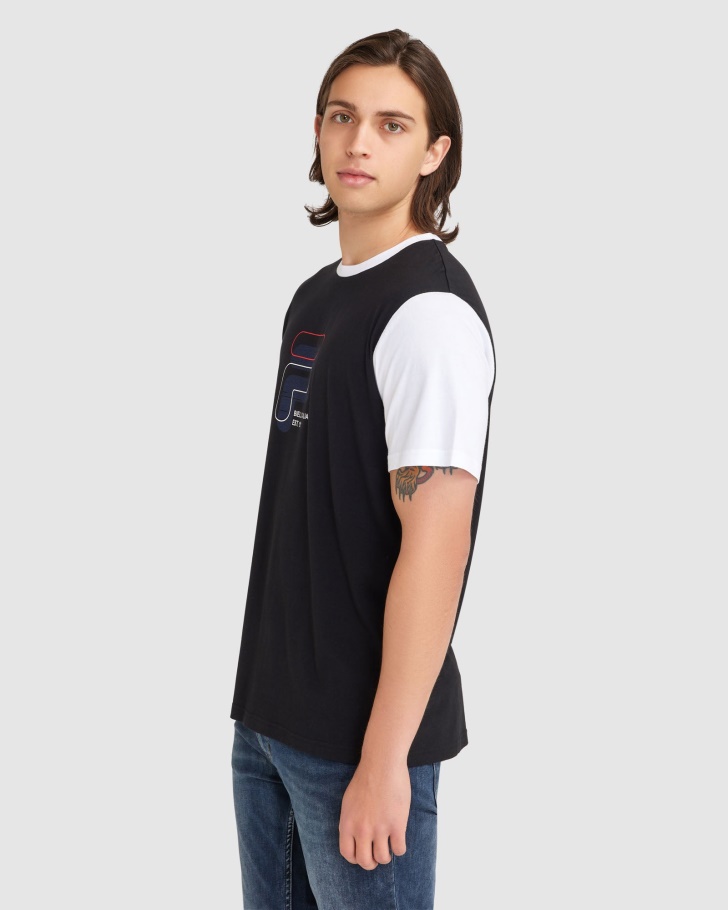 Camiseta Lennox Fila Masculina Preta