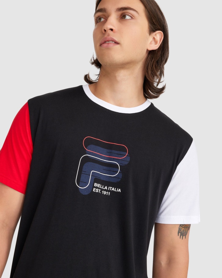 Camiseta Lennox Fila Masculina Preta