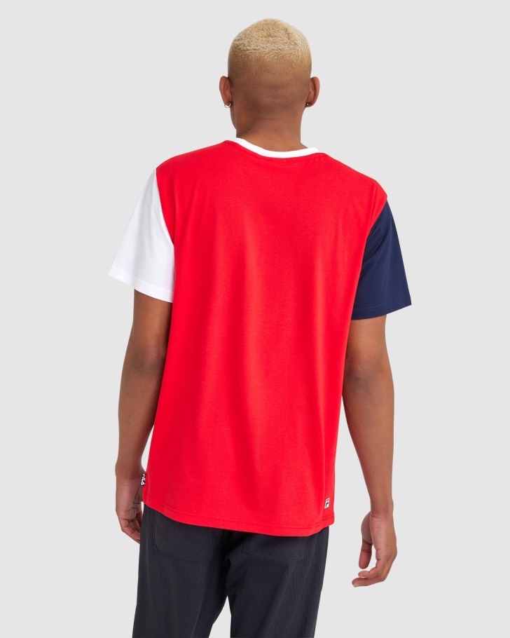 Camiseta Lennox Masculina Fila Vermelha