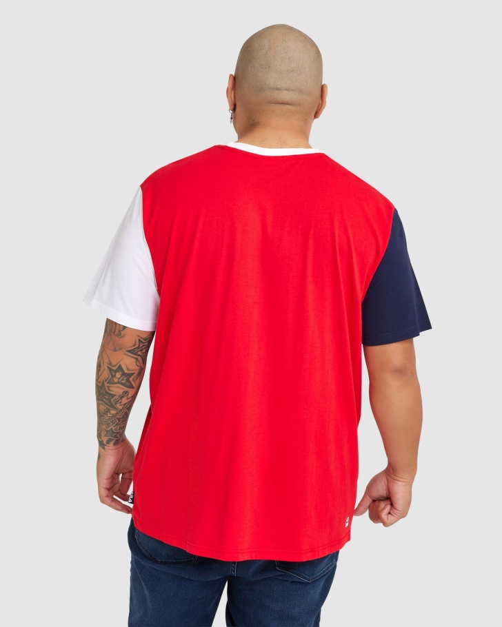 Camiseta Lennox Masculina Plus Lennox Fila Vermelha