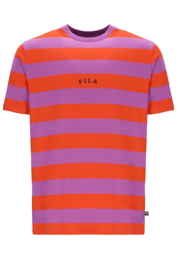 Camiseta Listrada Oversized Fila Barney Unissex