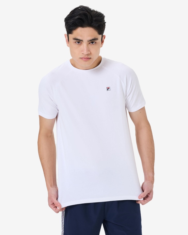 Camiseta Masculina Branca Hannes Fila