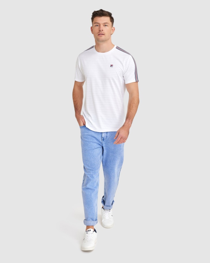 Camiseta Masculina Branca Pablo Fila