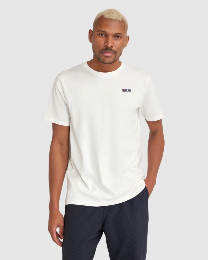 Camiseta Masculina Ciano Fila Branca