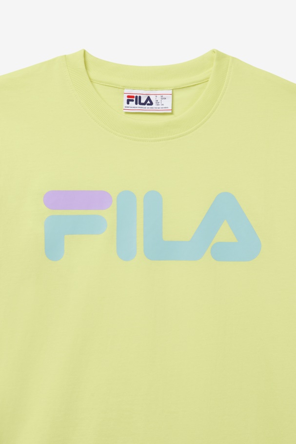 Camiseta Masculina Eagle Amarelo Limão Claro Fila