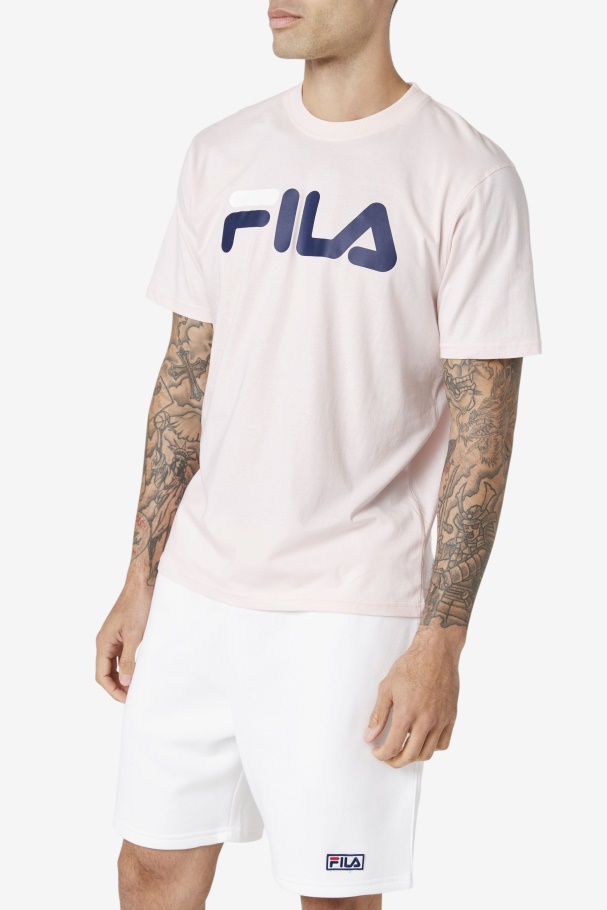 Camiseta Masculina Eagle Rosa/marinho/branco Fila