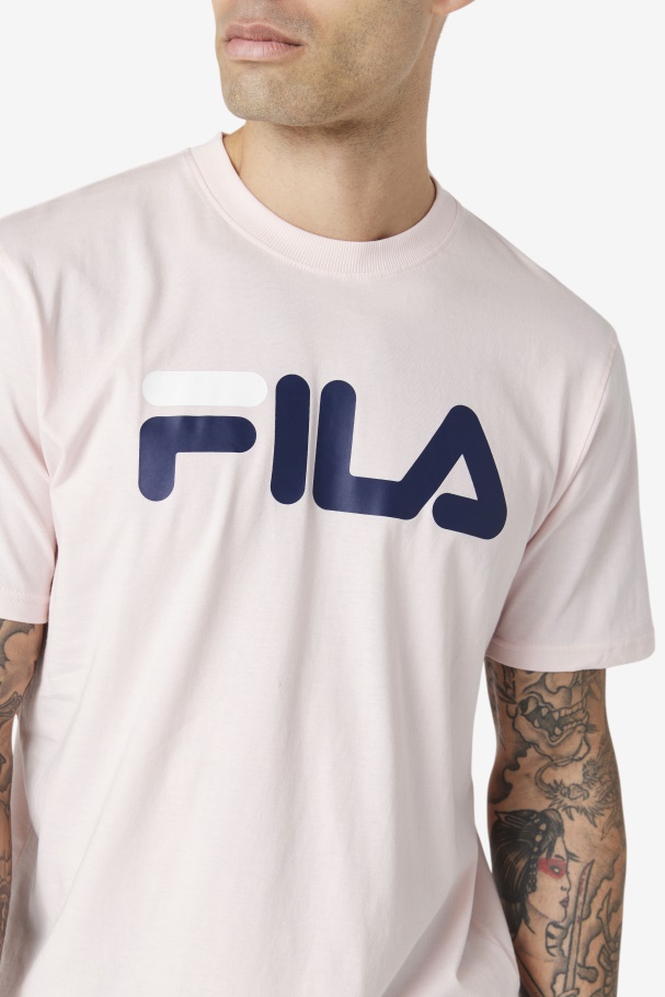 Camiseta Masculina Eagle Rosa/marinho/branco Fila