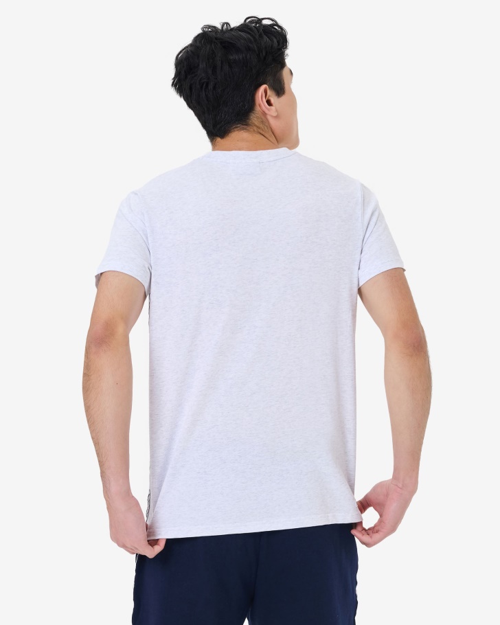 Camiseta Masculina Elias Fila Cinza Clear Marle