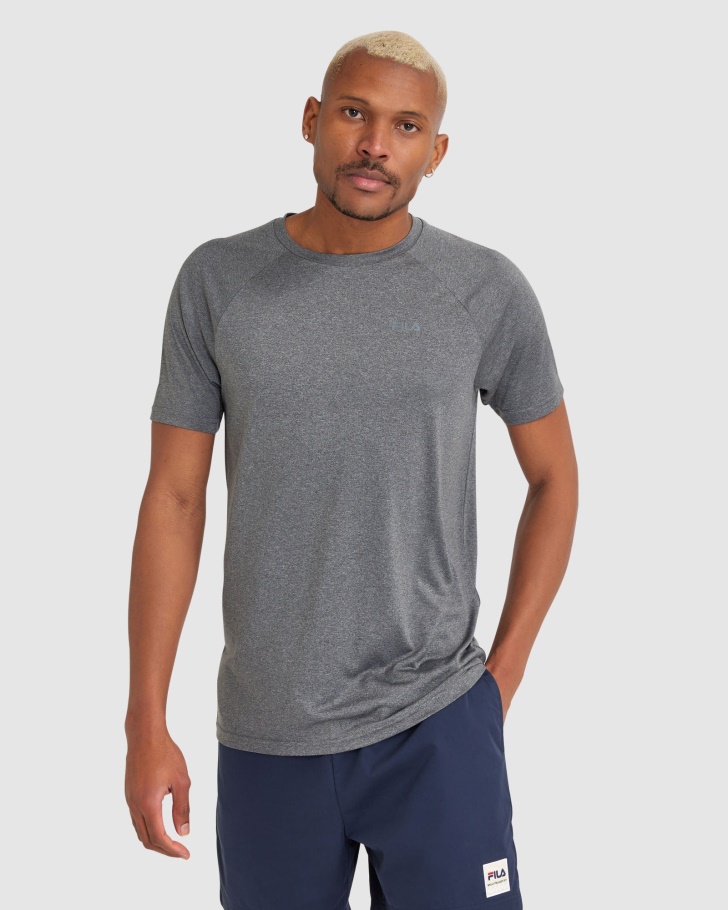 Camiseta Masculina Fila Caleb Qdry Burn Out