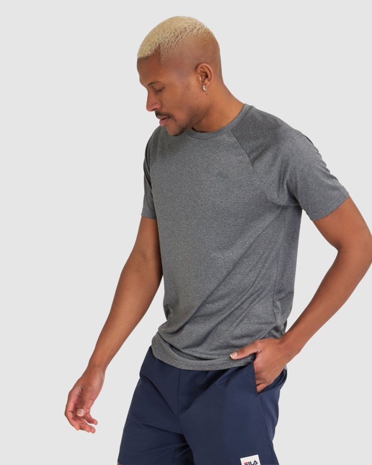 Camiseta Masculina Fila Caleb Qdry Burn Out