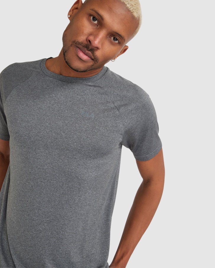 Camiseta Masculina Fila Caleb Qdry Burn Out