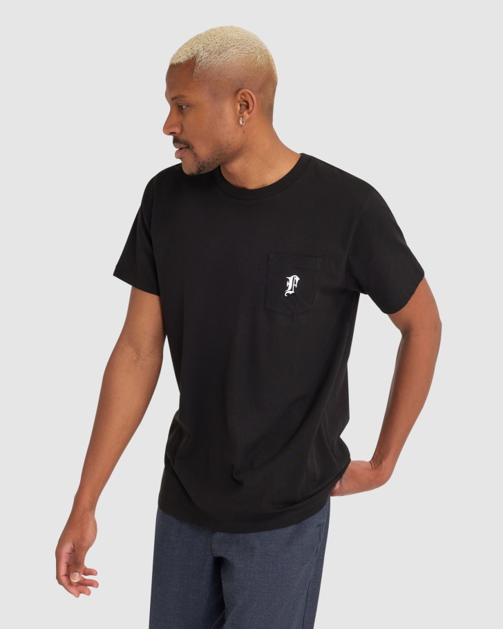 Camiseta Masculina Fila Corvo Preta