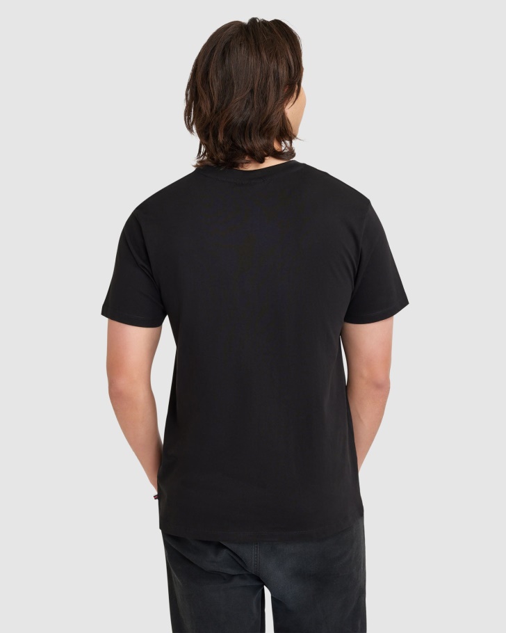 Camiseta Masculina Fila Preto Ciano