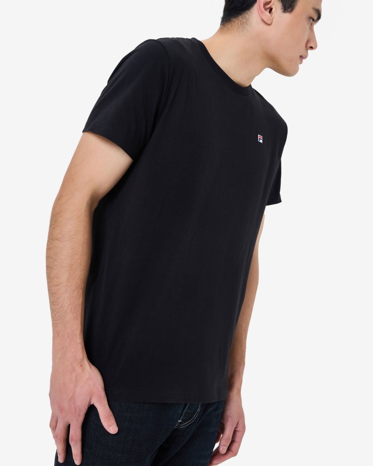 Camiseta Masculina Heritage Badge 20 Fila Preta