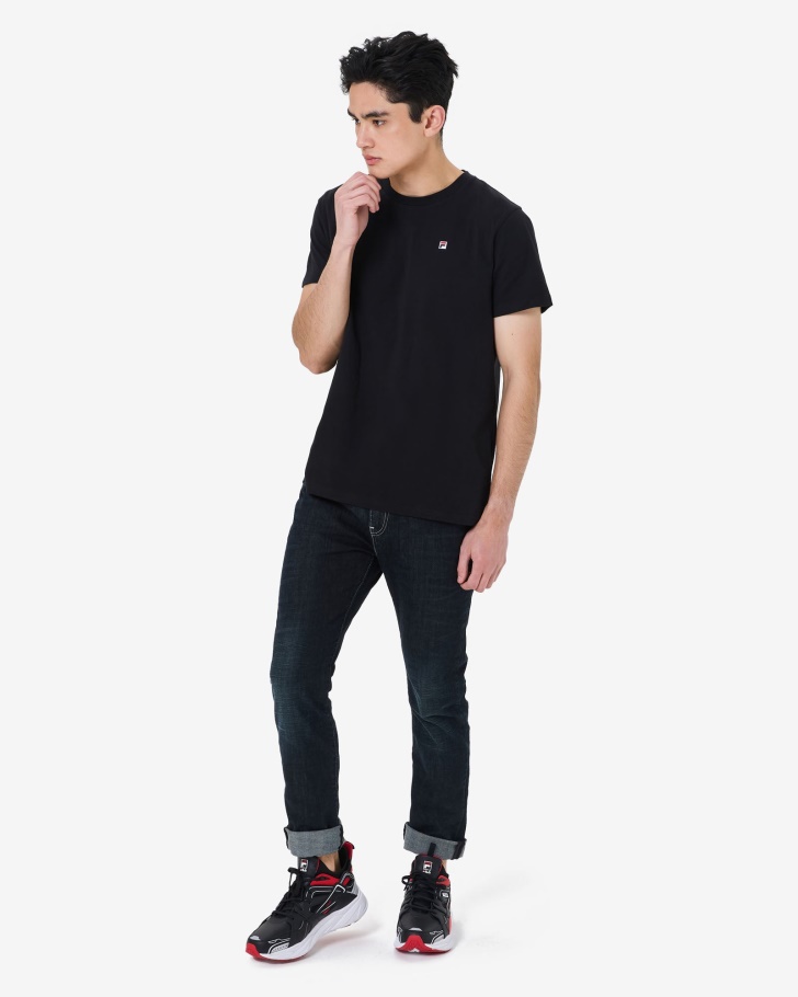 Camiseta Masculina Heritage Badge 20 Fila Preta