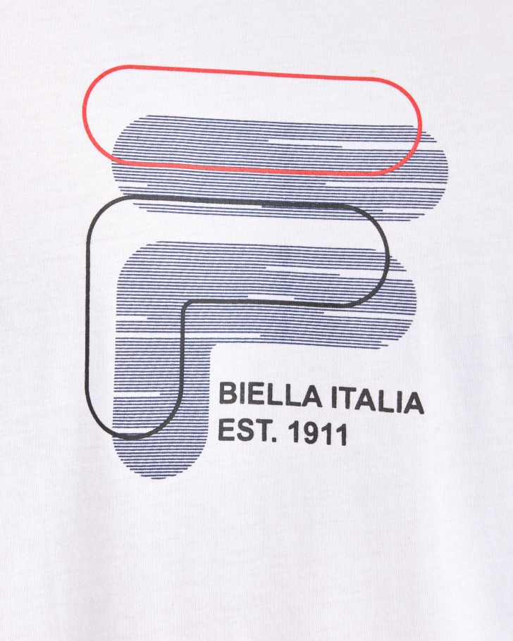 Camiseta Masculina Lennox Fila Branca