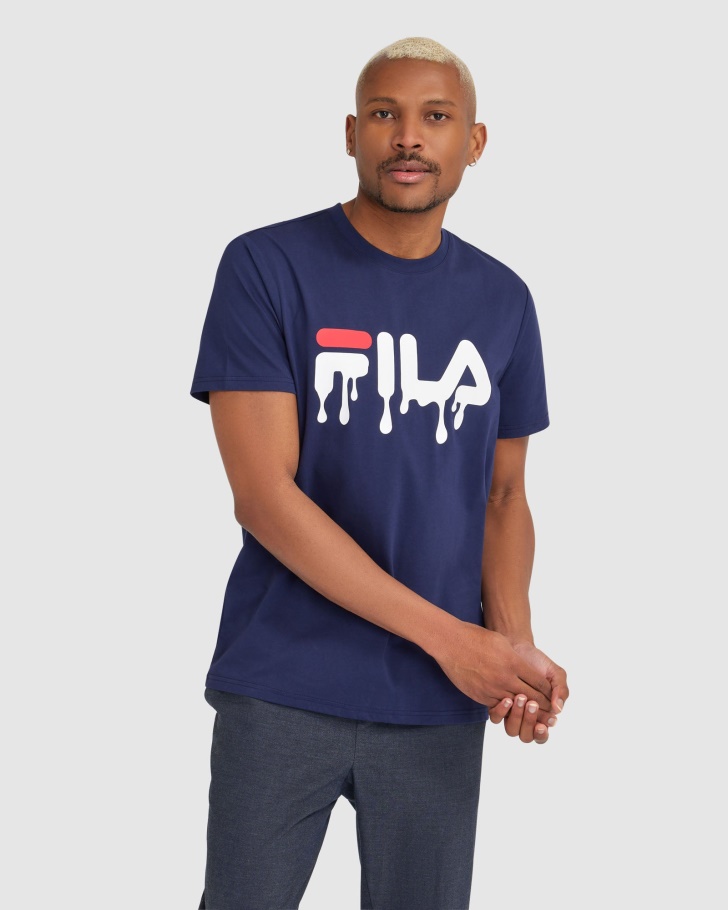 Camiseta Masculina Matthew Fila New Navy