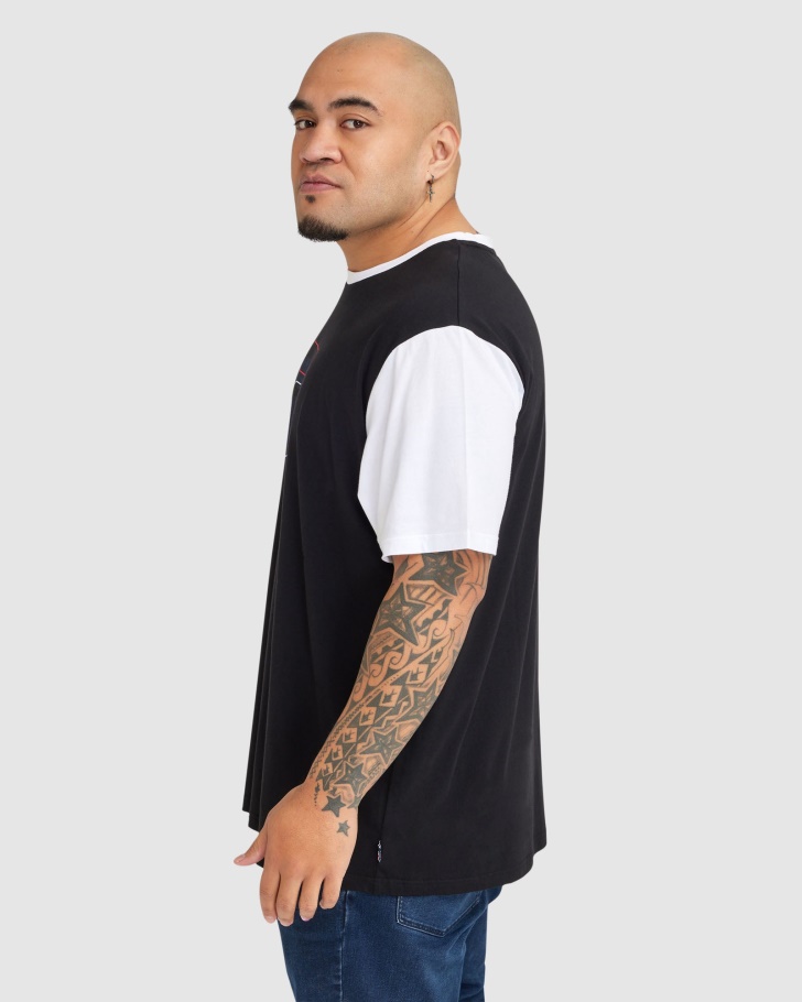 Camiseta Masculina Plus Lennox Preta Fila