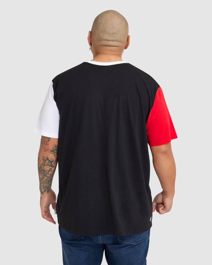 Camiseta Masculina Plus Lennox Preta Fila