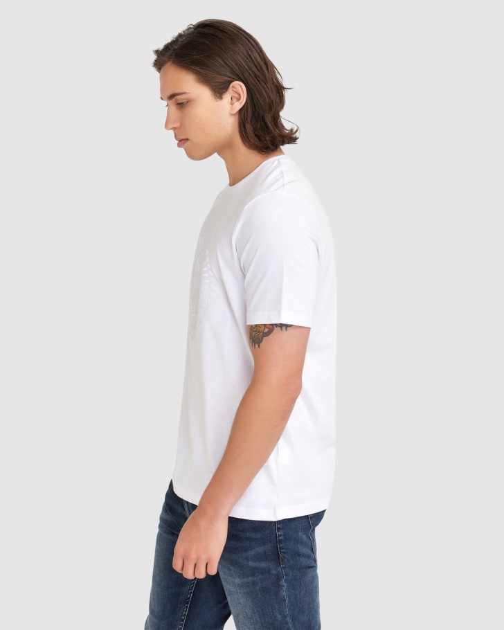 Camiseta Masculina Ravi Fila Branca