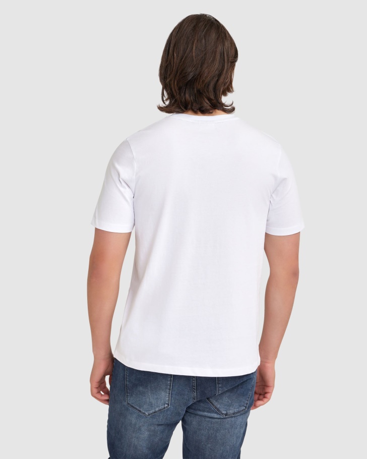 Camiseta Masculina Ravi Fila Branca