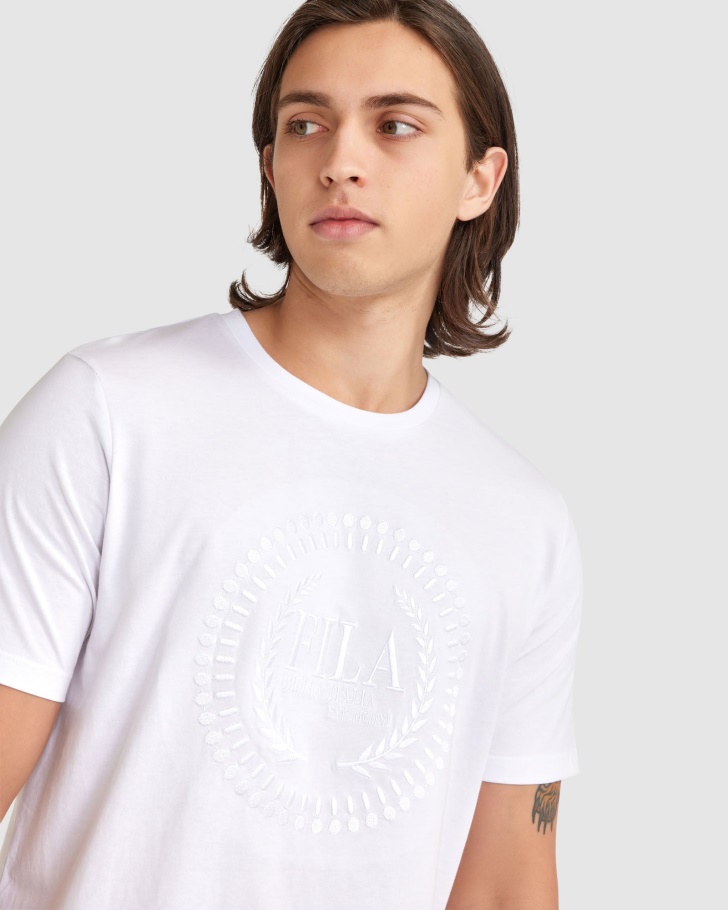 Camiseta Masculina Ravi Fila Branca