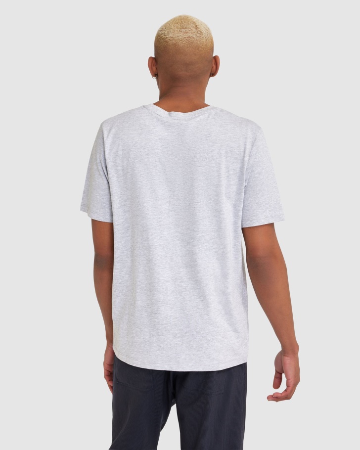 Camiseta Masculina Ravi Fila Cinza Marle