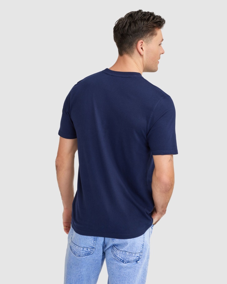 Camiseta Masculina Shaw Azul Marinho Fila