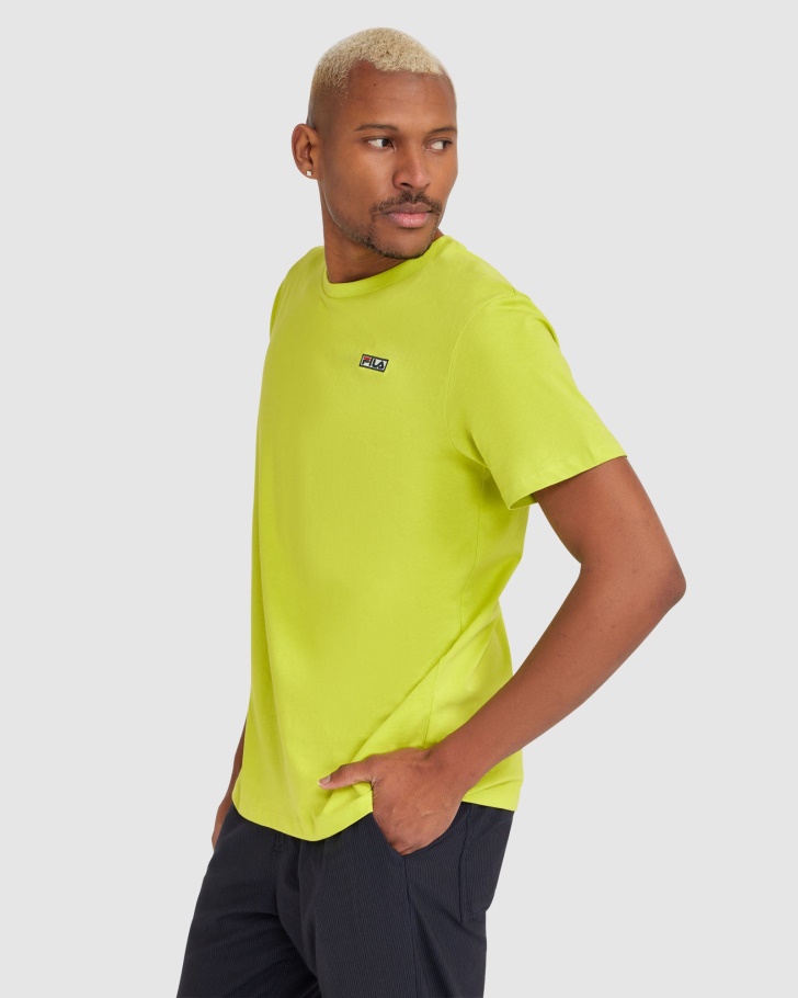 Camiseta Masculina Verde Cítrica Fila Ciano