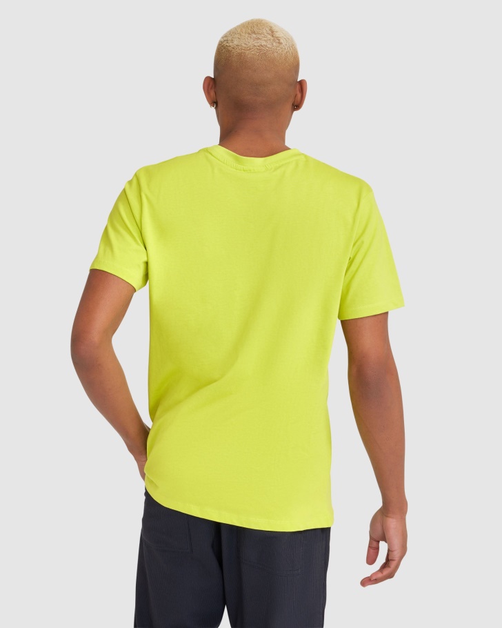 Camiseta Masculina Verde Cítrica Fila Ciano